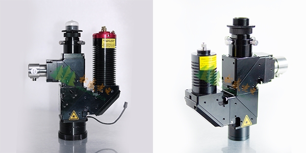 976nm激光焊接頭(圖左)2um塑料焊接頭(圖右)